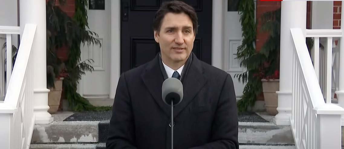 Justin Trudeau resignation as Canadian Prime Minister during political and economic crisis in Canada.