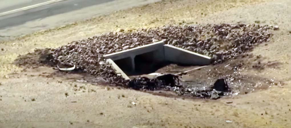 Wreckage of two aircraft at Marana Airport following a devastating Arizona midair crash, with emergency responders on scene highlighting critical aviation safety concerns.