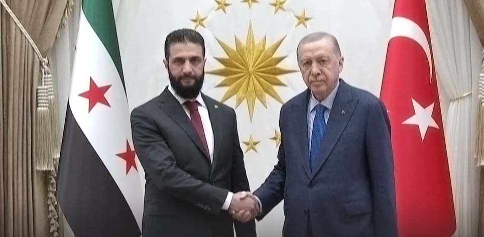 Turkish President Erdogan and Syrian Foreign Minister Mekdad discuss Kurdish militants and border security in Ankara meeting.