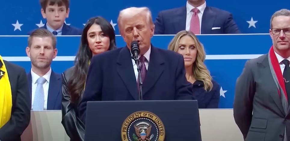 Former President Donald Trump announces tariffs on China, Mexico, and Canada, impacting global trade and economies.
