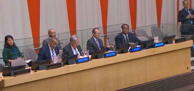 UN Chief António Guterres briefs the press on the Gaza crisis, warning of potential ethnic cleansing amid Trump’s resettlement proposal.