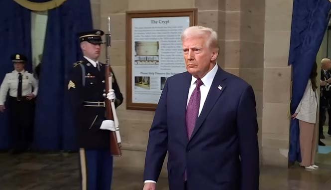 President Trump addressing the issue of U.S. airstrikes in Yemen against Houthi rebels over Red Sea shipping attacks.