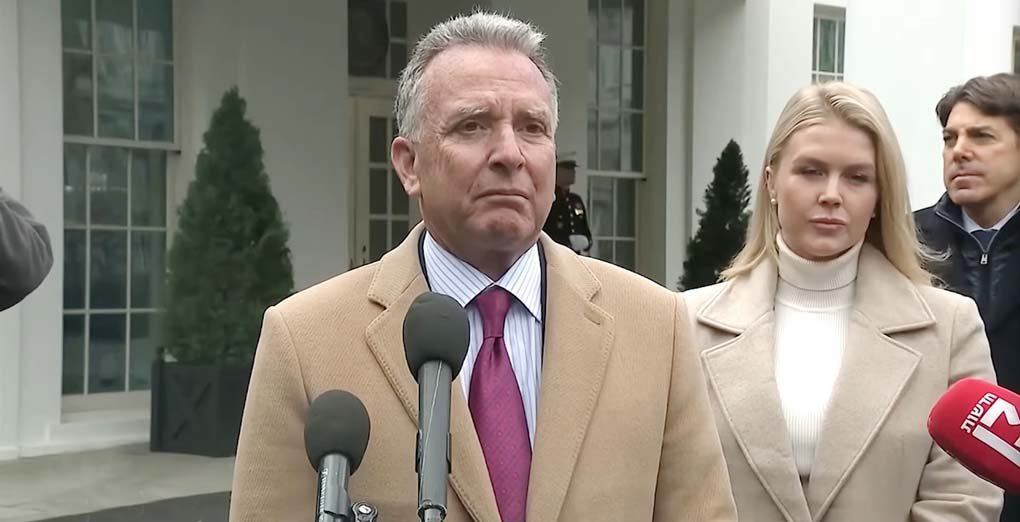 Steve Witkoff addresses the press after Trump's directive on Hamas-Qatar hostage negotiations in Cairo.